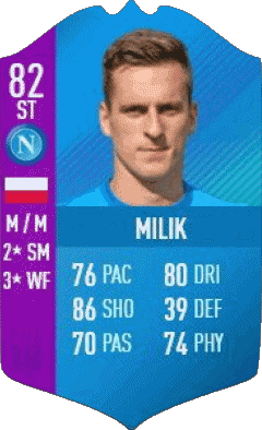 Arkadiusz Milik Polonia F I F A - Jugadores  cartas Vídeo Juegos Multimedia 