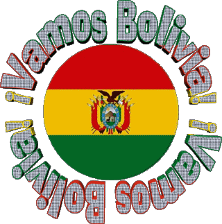 Bandera Vamos Bolivia Spagnolo Messagi 