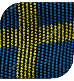 Square Sweden Europe Flags 