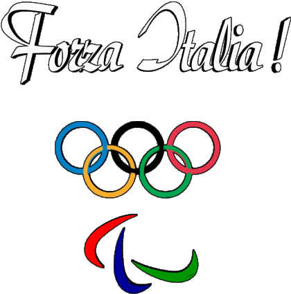Olimpiadi Forza Italia Italiano Messagi 