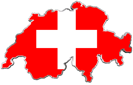 Map Swiss Europe Flags 
