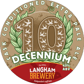 Decennium-Decennium Langham Brewery Royaume Uni Bières Boissons 