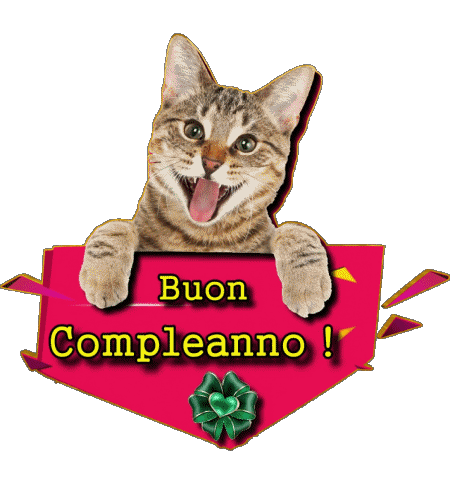 002 Animali Buon Compleanno Italiano Messagi 