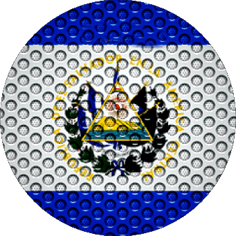 Tondo Salvador America Bandiere 