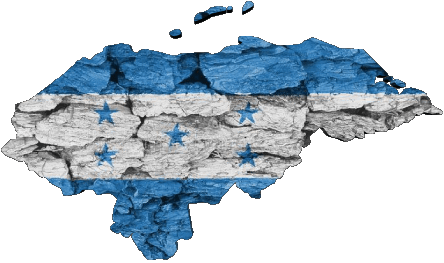 Carte Honduras Amériques Drapeaux 