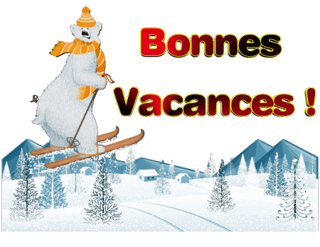 Serie 06 Bonnes Vacances Hiver French Messages 