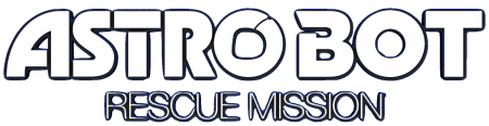 Rescue Mission Logo Astro Bot Vídeo Juegos Multimedia 