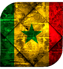 Platz Senegal Afrika Fahnen 