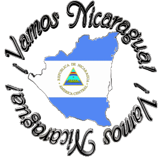 Bandera Vamos Nicaragua Español Mensajes 