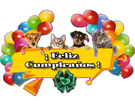 007 Animales Feliz Cumpleaños Spanish Messages 