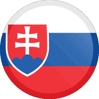 Tondo Slovacchia Europa Bandiere 