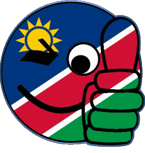 Smiley - OK Namibia Afrika Fahnen 