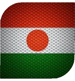Carré Niger Afrique Drapeaux 