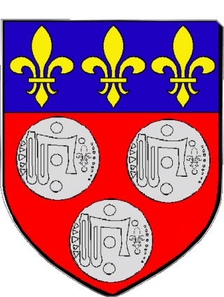 Blasón-Blasón CHARTRES 28 Departamentos - Ciudades Francia Banderas 