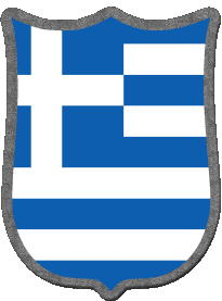 Form Griechenland Europa Fahnen 