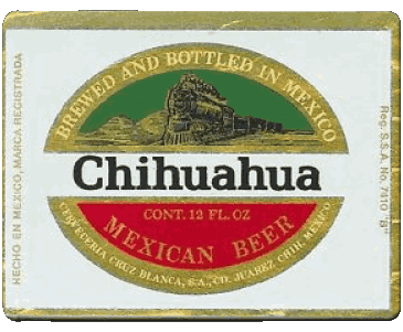 Chihuahua-Cerveza Mexique Bières Boissons 