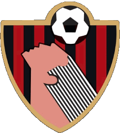 1972-1972 Bournemouth Inglaterra Fútbol Clubes Europa Logo Deportes 