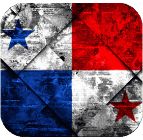 Carré Panama Amériques Drapeaux 