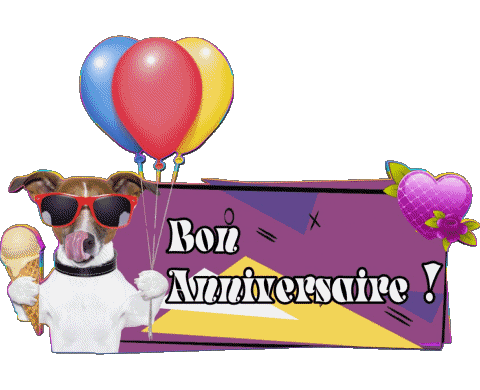006 Animaux Bon Anniversaire Français Messages 