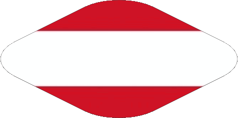 Ovale Autriche Europe Drapeaux 