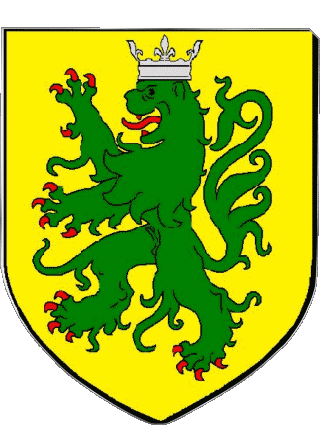 Wappen-Wappen BRICQUEBEC 50 Abteilungen - Städte Frankreich Fahnen 