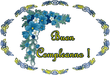 002 Transparent Background Floreale Buon Compleanno Italian Messages 