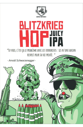 Blitzkrieg hop juicy ipa-Blitzkrieg hop juicy ipa Sainte Cru Frankreich Bier Getränke 
