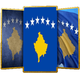 Forma Kosovo Europa Bandiere 