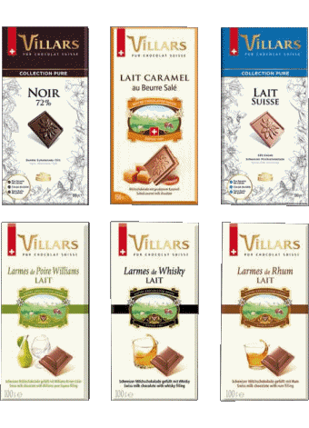 Villars Chocolates Comida 