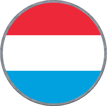 Rond Luxembourg Europe Drapeaux 