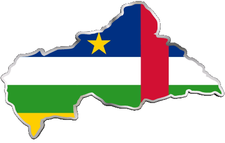 Divers Centrafrique Afrique Drapeaux 
