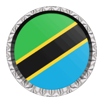 Rond - Anneaux Tanzanie Afrique Drapeaux 