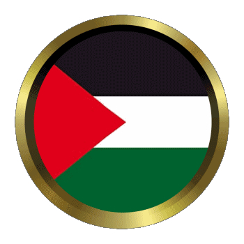Rond - Anneaux Palestine Asie Drapeaux 
