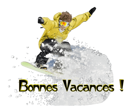 Serie 04 Bonnes Vacances Hiver French Messages 