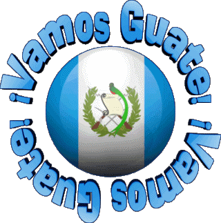 Bandera Vamos Guate Spagnolo Messagi 