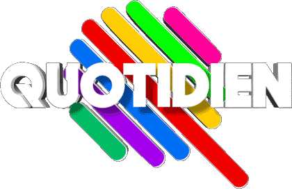 Logo-Logo Quotidien Emissionen TV-Show Multimedia 