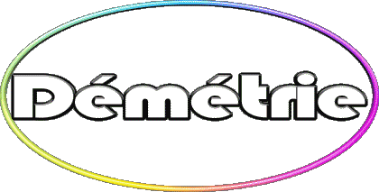 Démétrie D FEMMINILE - Francia Nome 