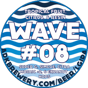 Wave #08-Wave #08 Adirondack USA Beers Drinks 