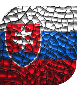 Square Slovakia Europe Flags 