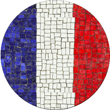 Rond National France Drapeaux 