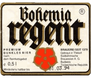 Bohemia-Regent Repubblica ceca Birre Bevande 