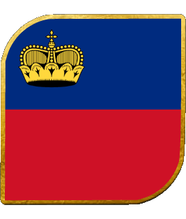Carré Liechtenstein Europe Drapeaux 