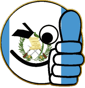 Smiley - OK Guatemala America Flags 