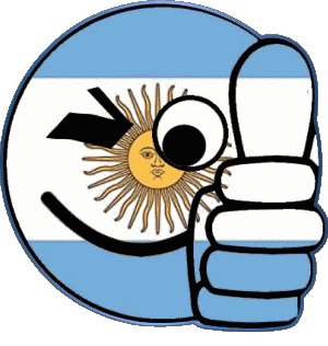 Smiley - OK Argentina América Banderas 