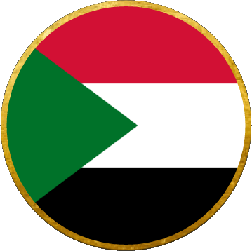 Tondo Sudan Africa Bandiere 