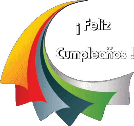 019 Transparent Background Abstracto - Geométrico Feliz Cumpleaños Spanish Messages 