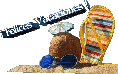 14 Sfondo trasparente Felices Vacaciones Spagnolo Messagi 