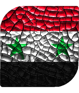 Square Syria Asia Flags 