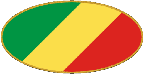 Diverso Congo África Banderas 