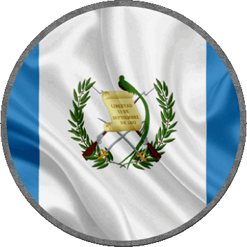 Runde Guatemala Amerika Fahnen 